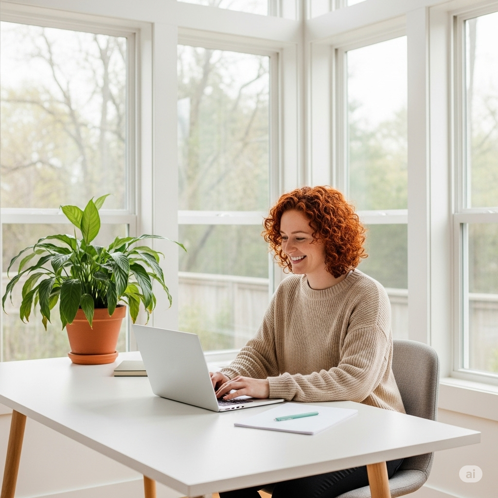 Pessoa trabalhando em laptop, simbolizando o trabalho freelancer